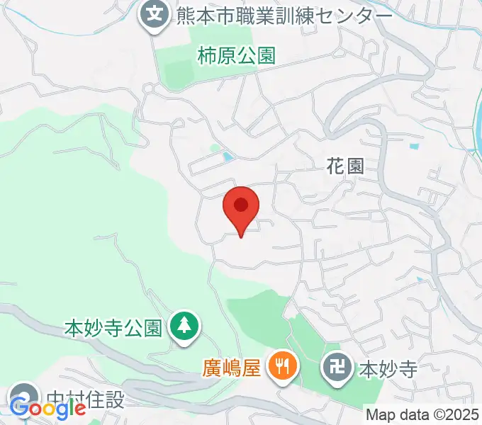 なっちゃん先生の声楽・ピアノ教室の地図