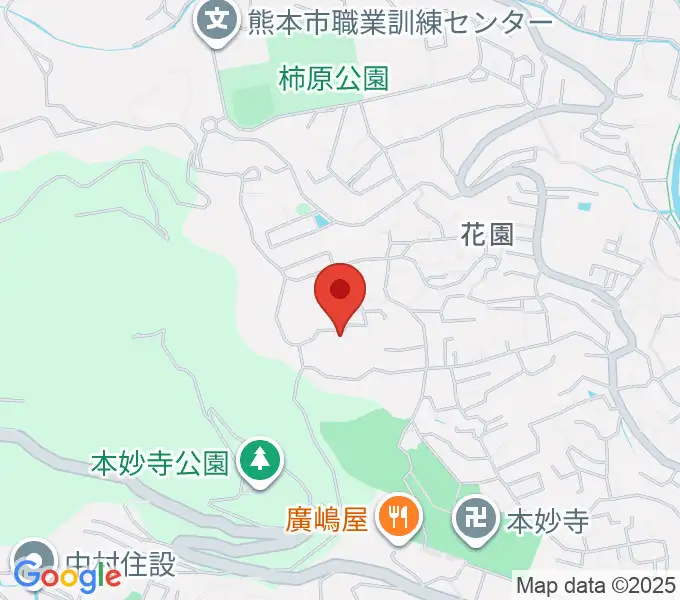 なっちゃん先生の声楽・ピアノ教室の地図