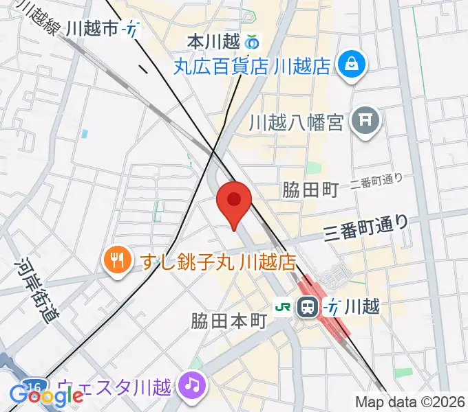 Voce ヴォーチェの地図