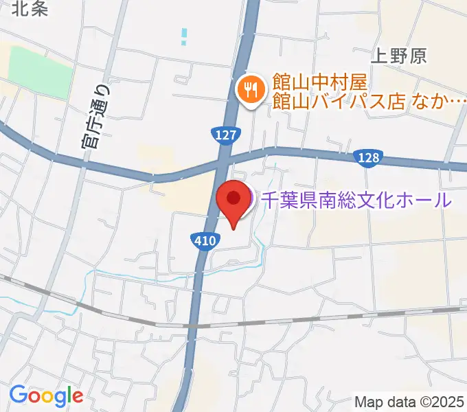 千葉県南総文化ホールの地図