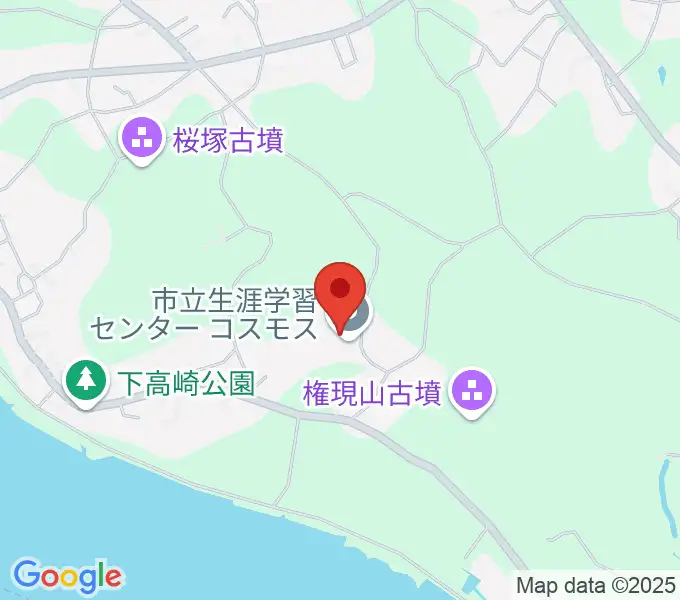 小美玉市生涯学習センターコスモスの地図