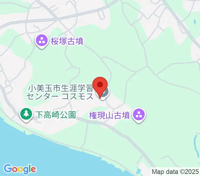 小美玉市生涯学習センターコスモスの地図