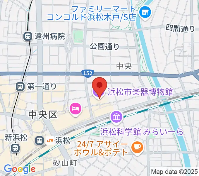 アクトシティ浜松 研修交流センターの地図