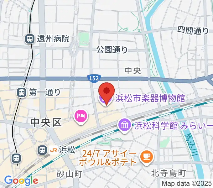 アクトシティ浜松 研修交流センターの地図