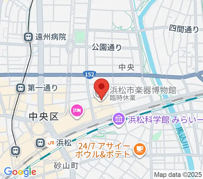 アクトシティ浜松 研修交流センターの地図