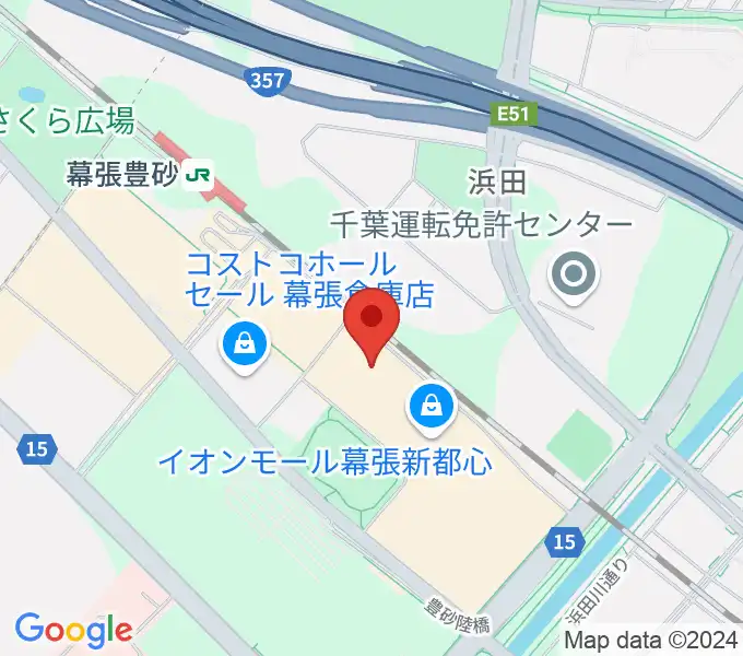 よしもと幕張イオンモール劇場の地図