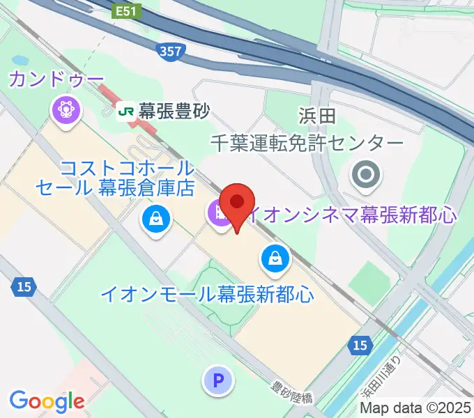 よしもと幕張イオンモール劇場の地図