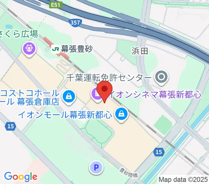 よしもと幕張イオンモール劇場の地図