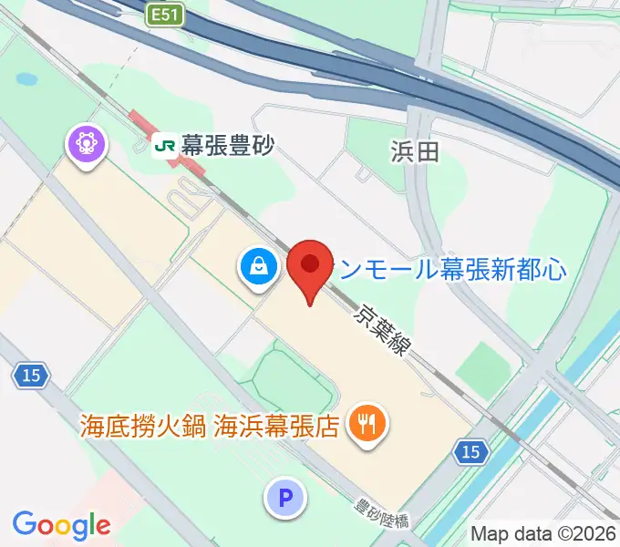 よしもと幕張イオンモール劇場の地図