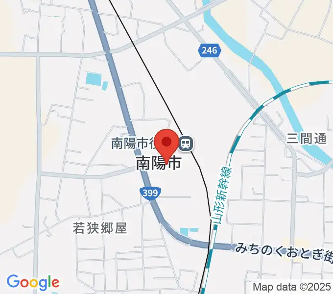 シェルターなんようホールの地図