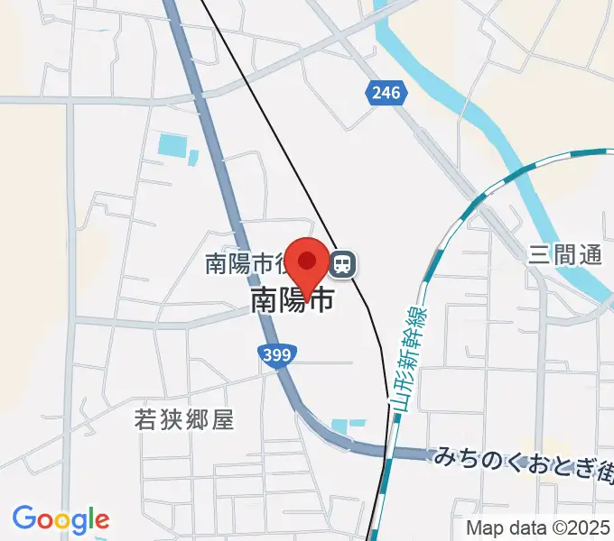 シェルターなんようホールの地図