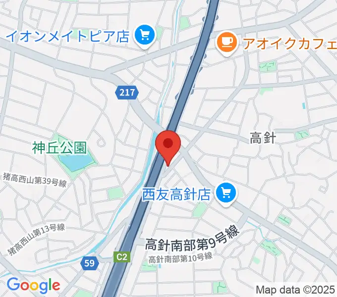 パピーミュージックスクール名古屋名東教室の地図