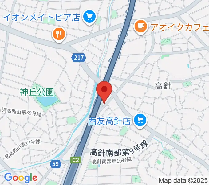 パピーミュージックスクール名古屋名東教室の地図