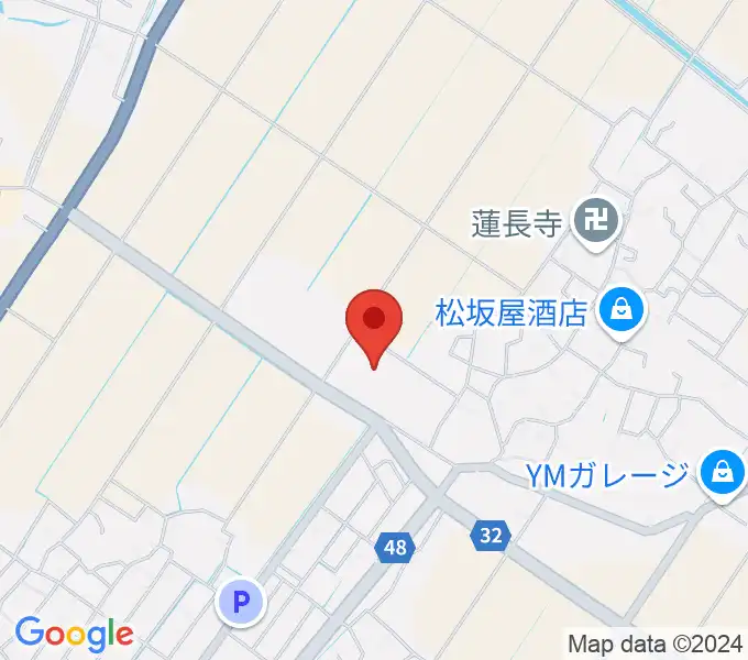 さざなみホールの地図