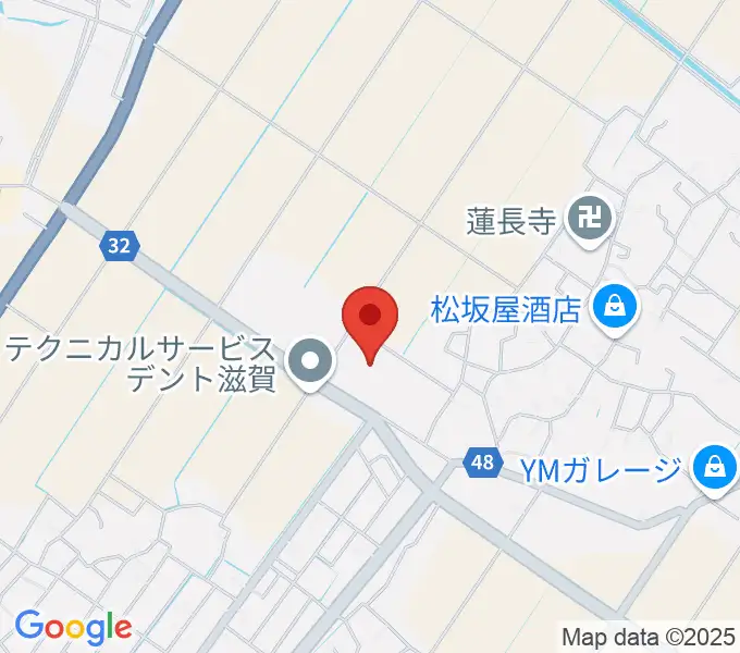 さざなみホールの地図