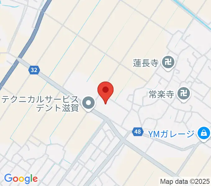 さざなみホールの地図