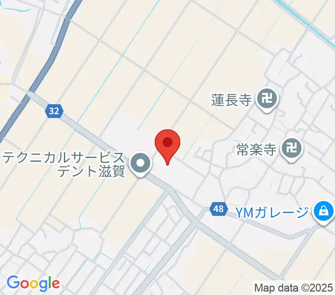 さざなみホールの地図