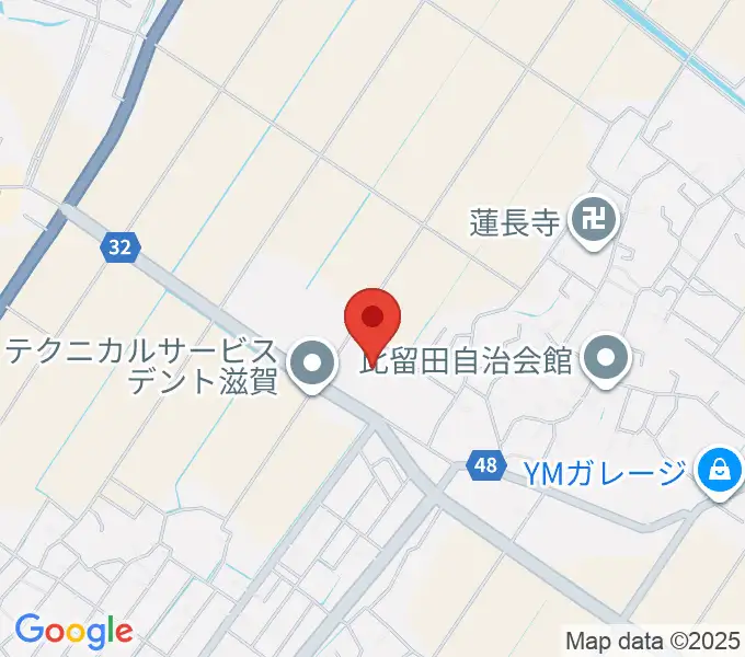 さざなみホールの地図