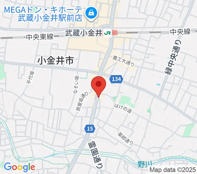 PLUS+FACTOR GUITAR LESSONの地図