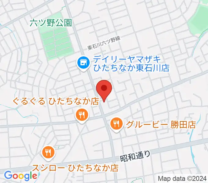 ブリックスホールの地図