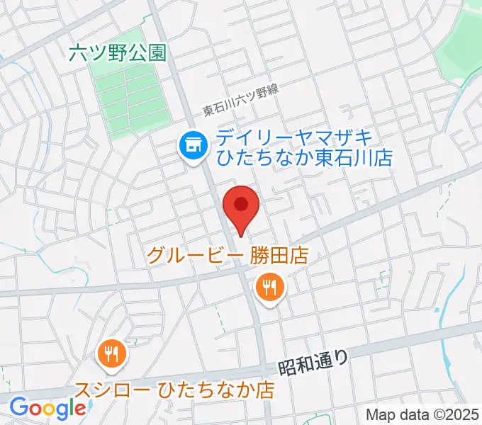 ブリックスホールの地図
