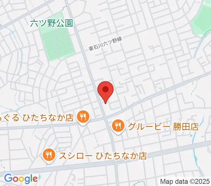 ブリックスホールの地図