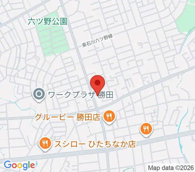 ブリックスホールの地図