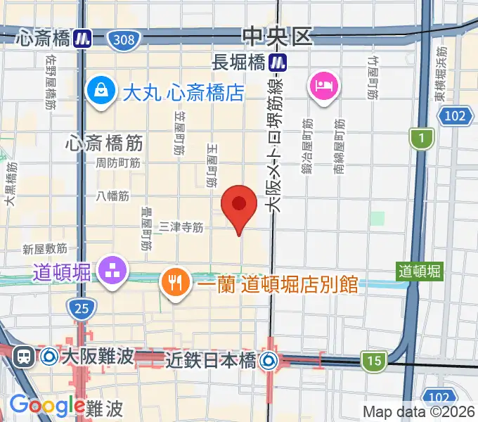 ロフトプラスワン・ウエストの地図