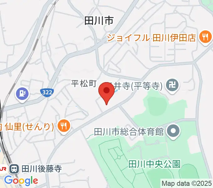 田川文化センターの地図