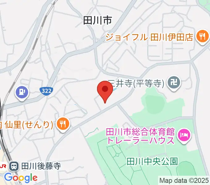 田川文化センターの地図