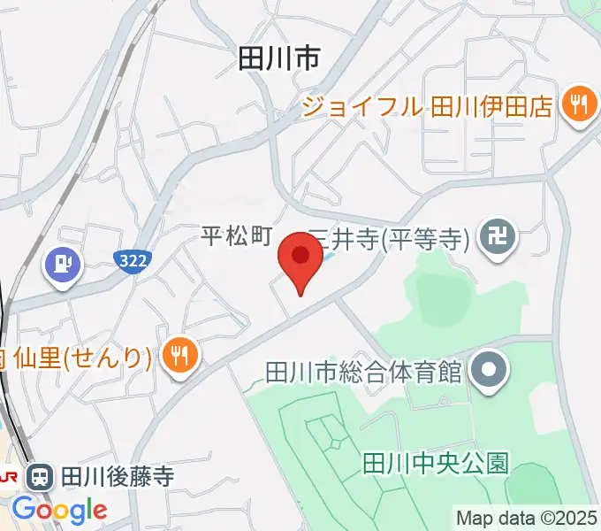 田川文化センターの地図