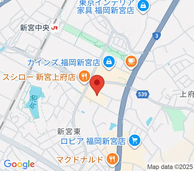 そぴあしんぐうの地図