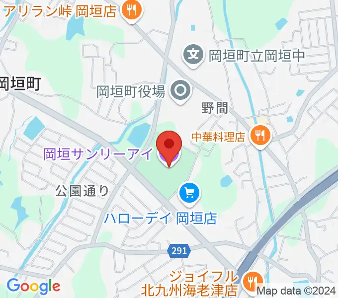 岡垣サンリーアイの地図