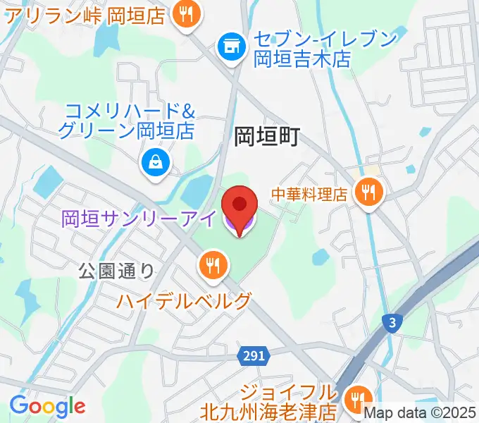 岡垣サンリーアイの地図
