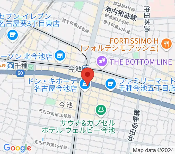 村松楽器 名古屋店の地図