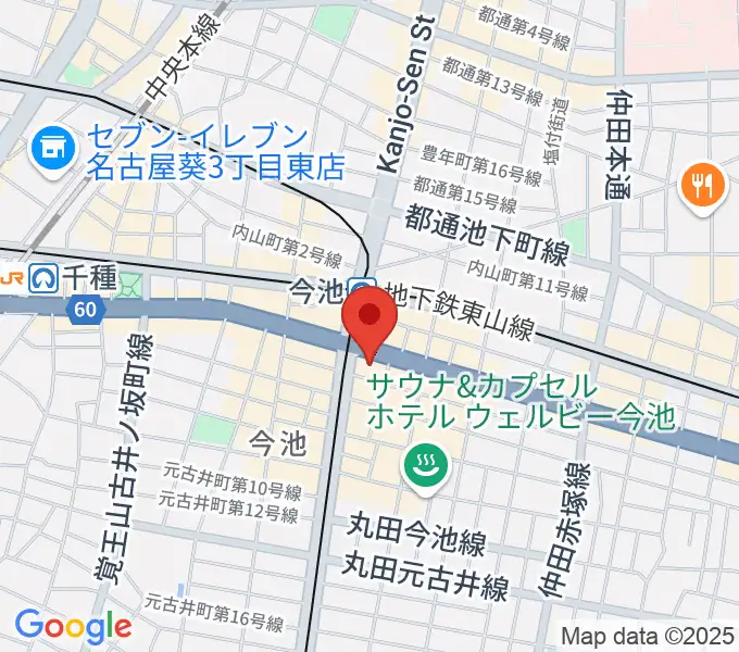 村松楽器 名古屋店の地図