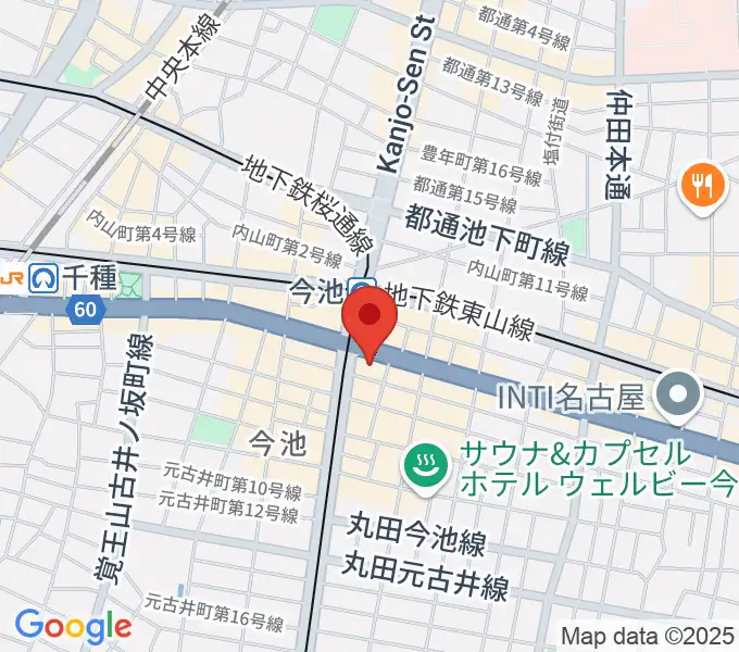 村松楽器 名古屋店の地図
