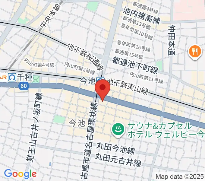 村松楽器 名古屋店の地図