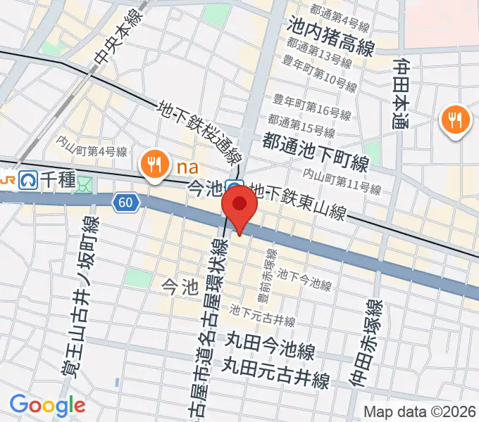 村松楽器 名古屋店の地図