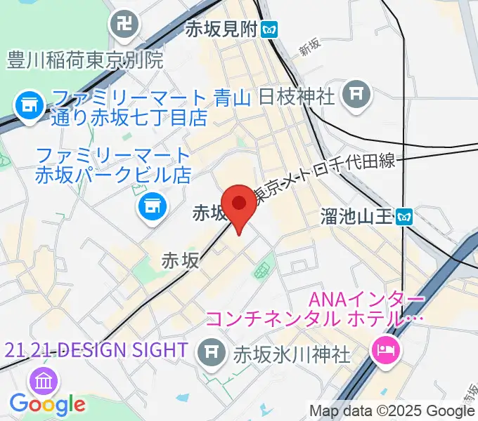 赤坂ベヒシュタイン・センターの地図