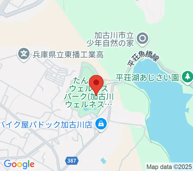 たんようウェルネスパーク アラベスクホールの地図