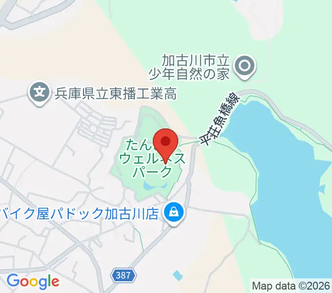 たんようウェルネスパーク アラベスクホールの地図