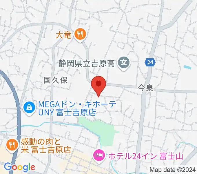 音楽教室メロディーアの地図