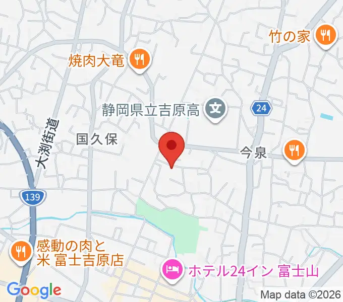 音楽教室メロディーアの地図