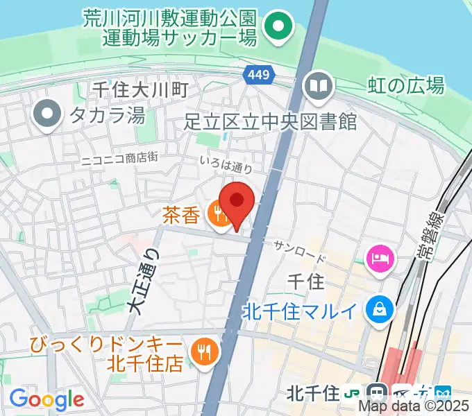 トーンフォレストの地図
