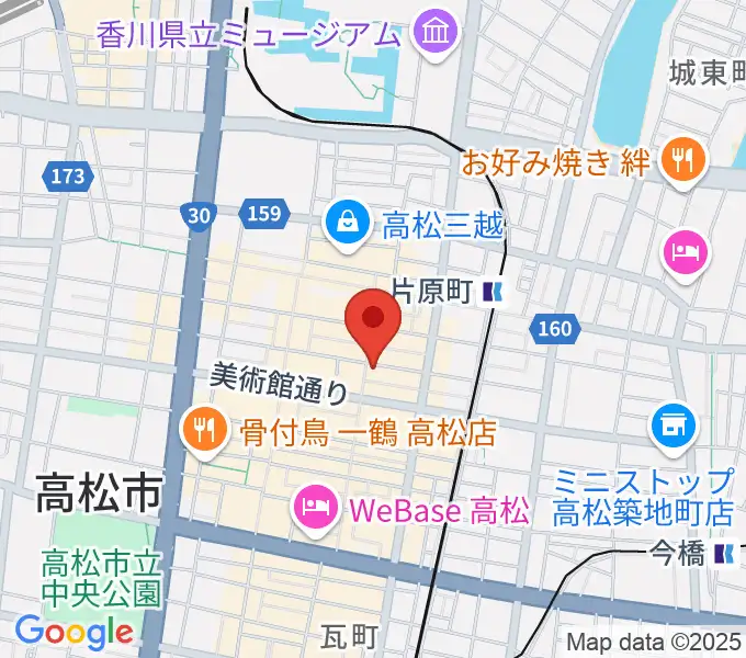高松RIZIN'の地図