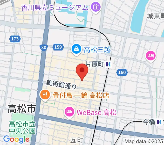 高松RIZIN'の地図