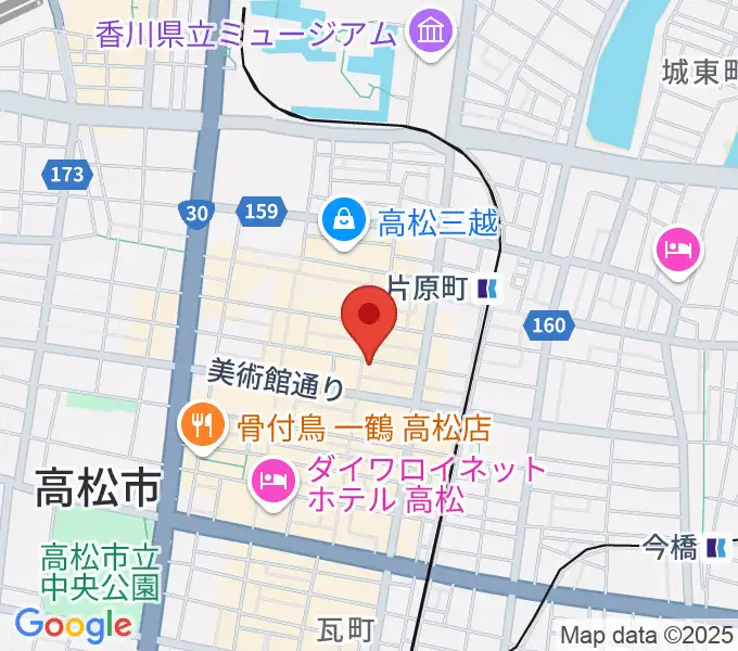 高松RIZIN'の地図