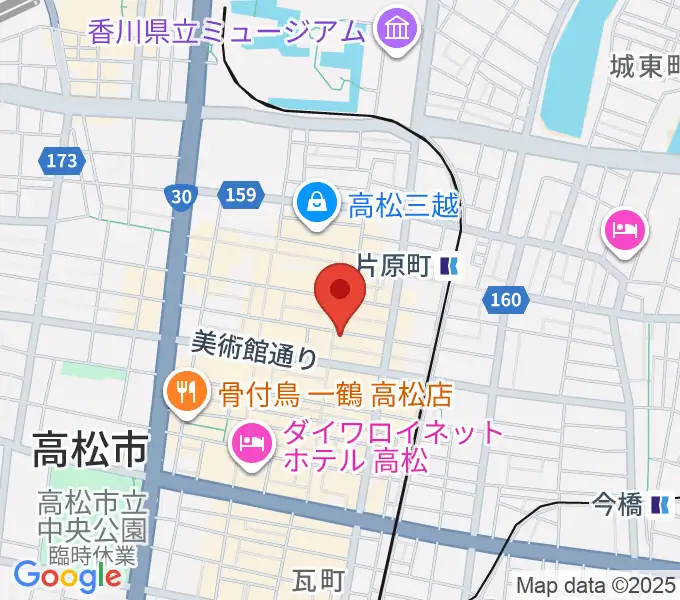 高松RIZIN'の地図