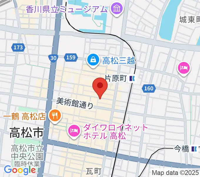高松RIZIN'の地図